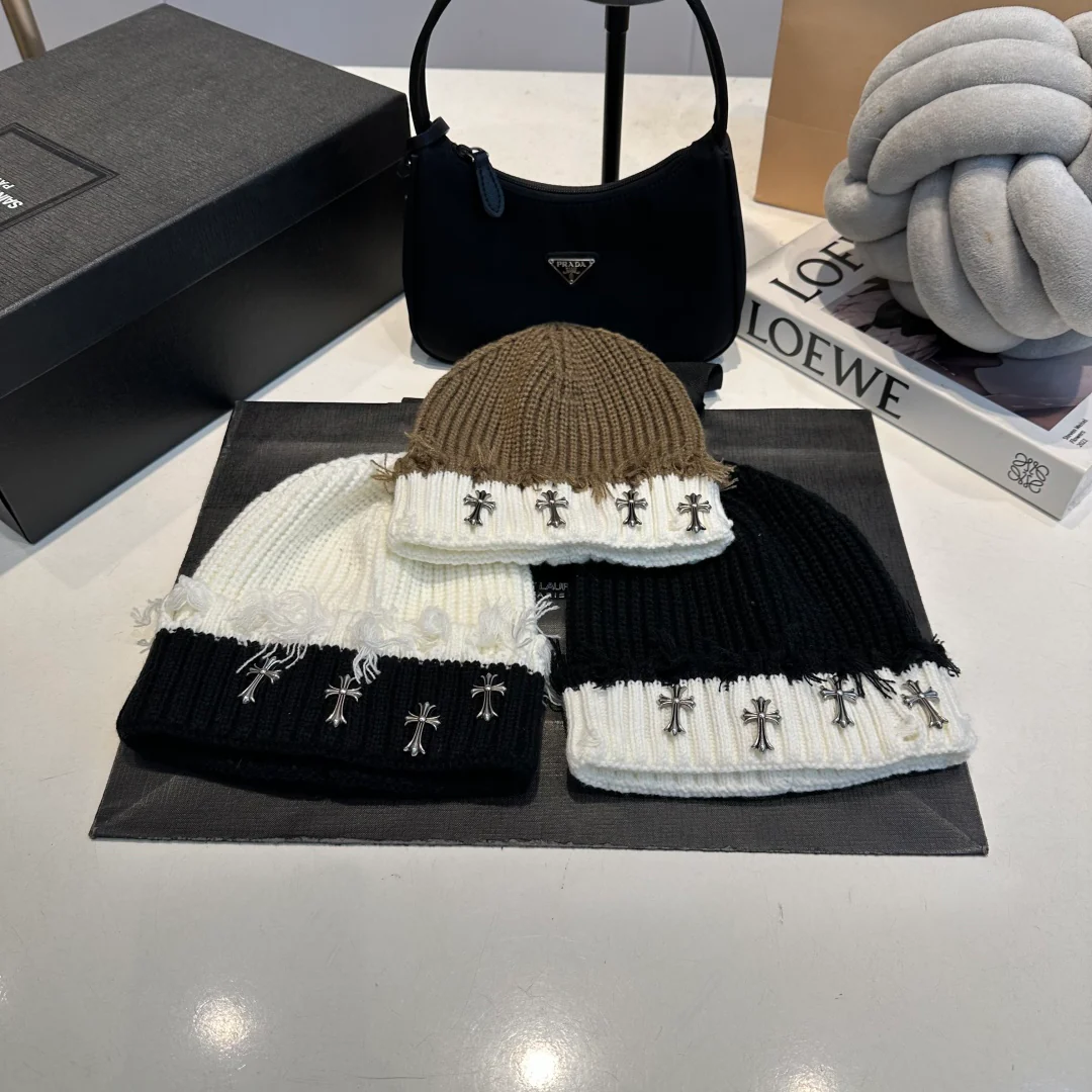 Fashionable Cashmere Knitted  Beanie