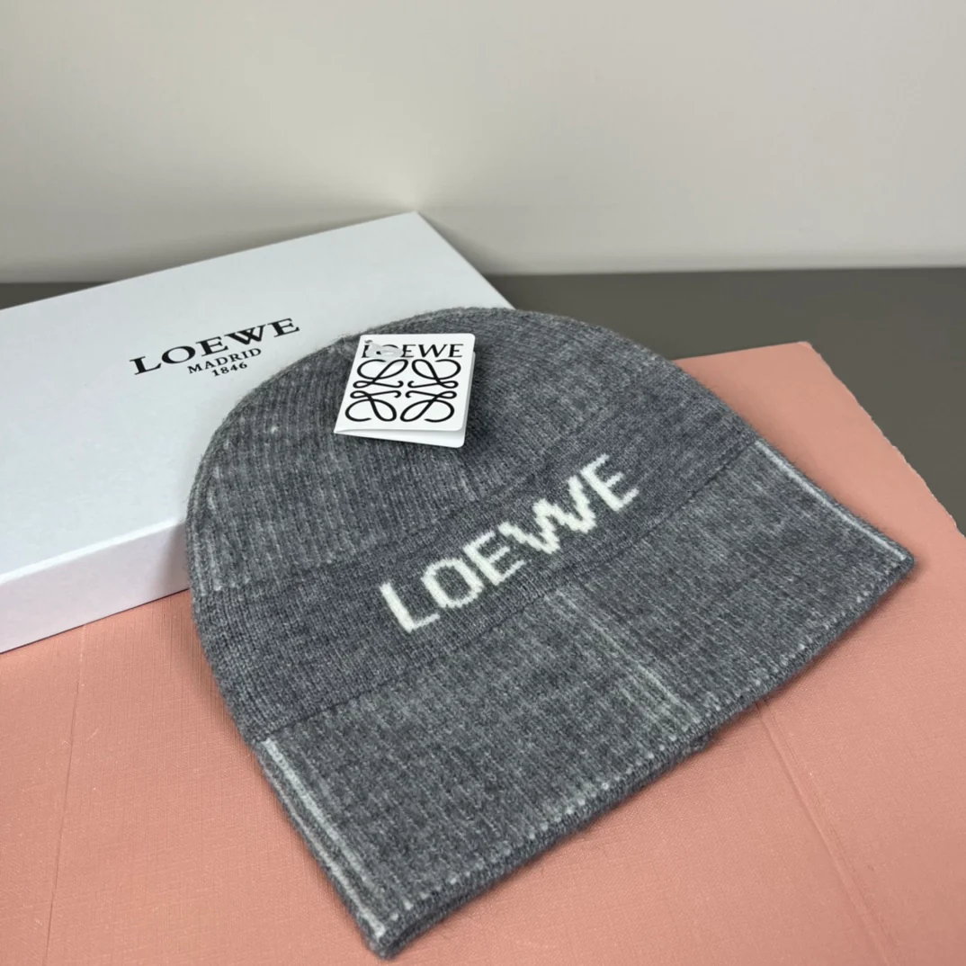 Jacquard Cashmere Knitted  Beanie