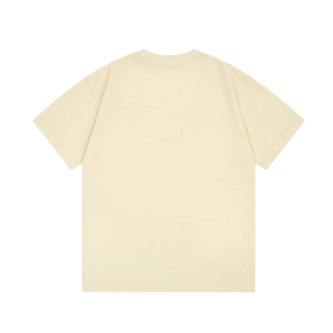 Printed crew neck cotton T-shirt