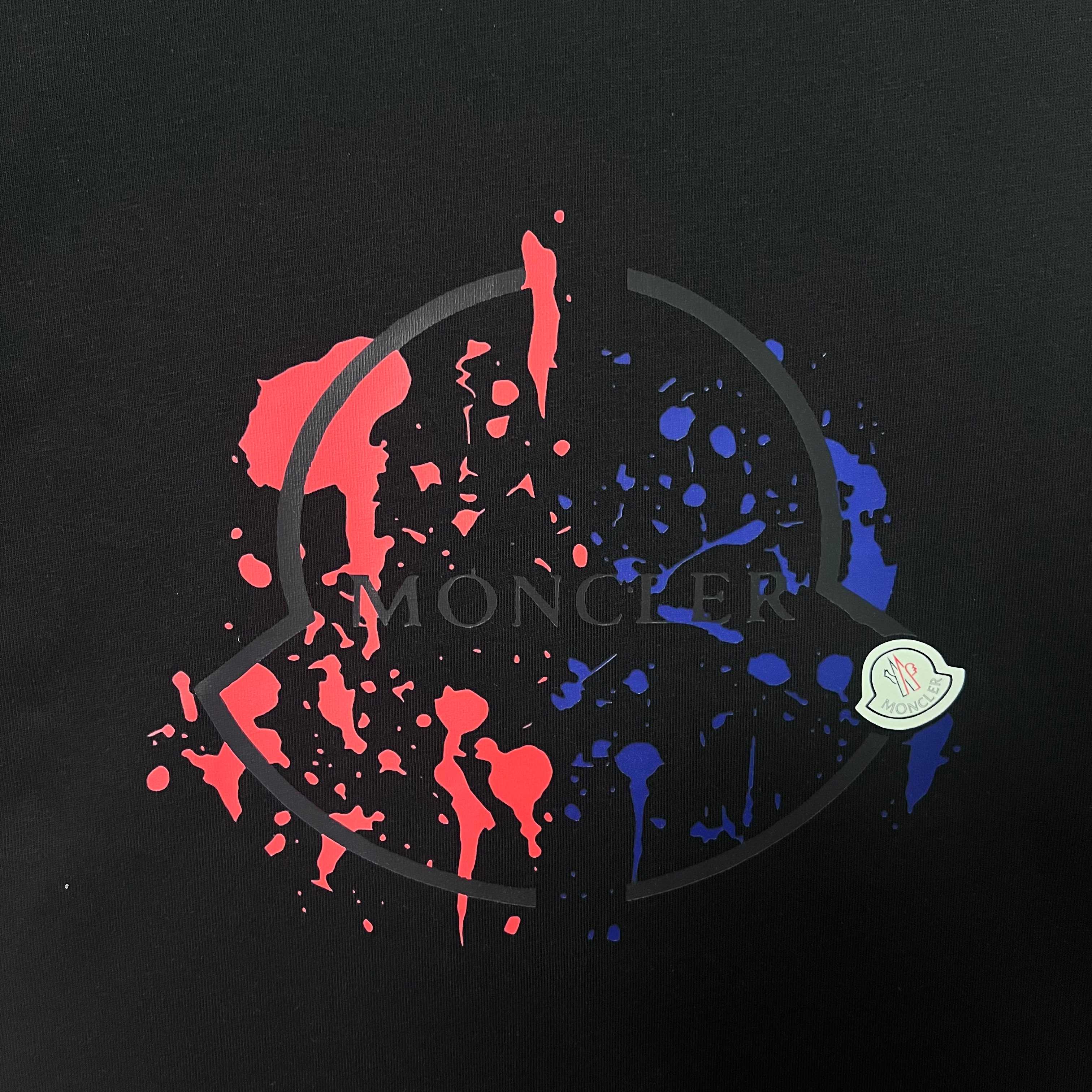 Color-block Ink Graffiti sweatshirt