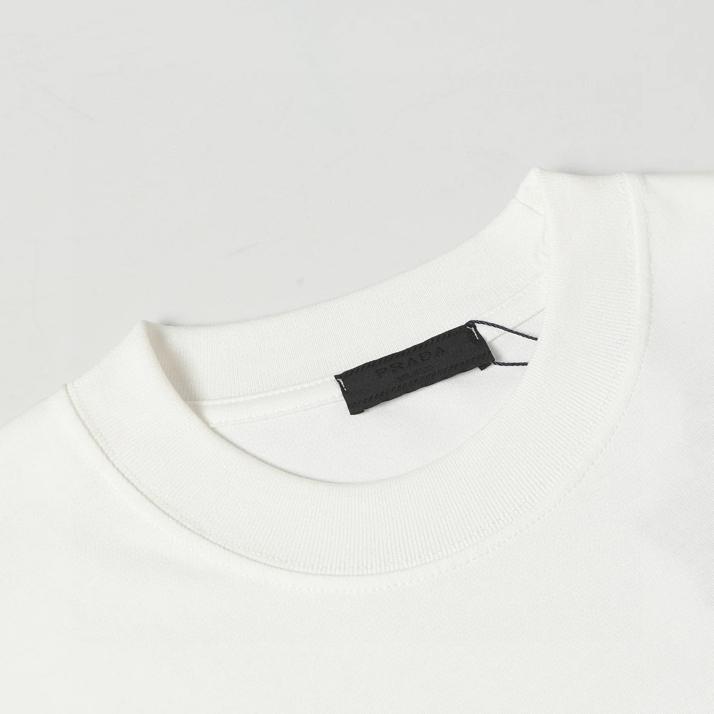 Printed crew neck cotton T-shirt