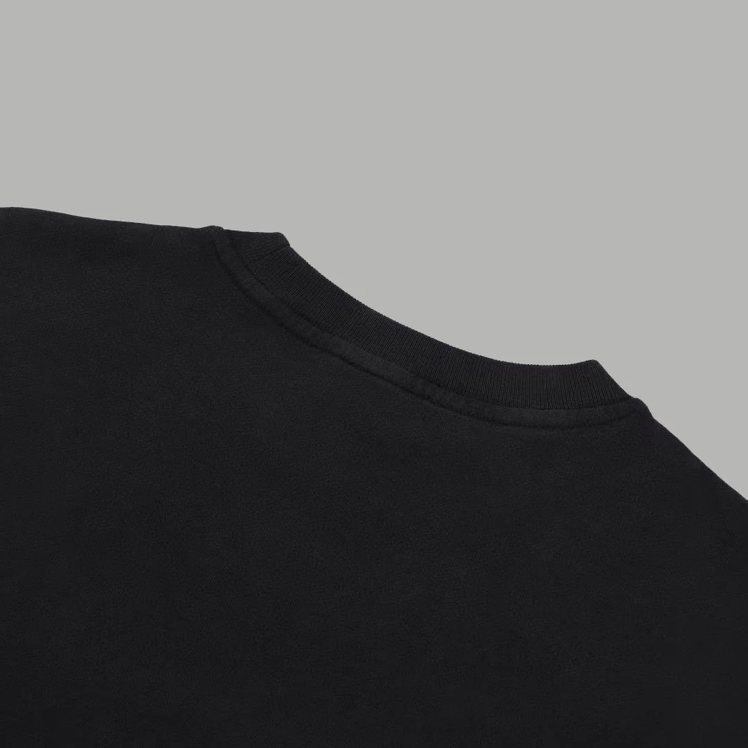 Simple round neck cotton sweatshirt