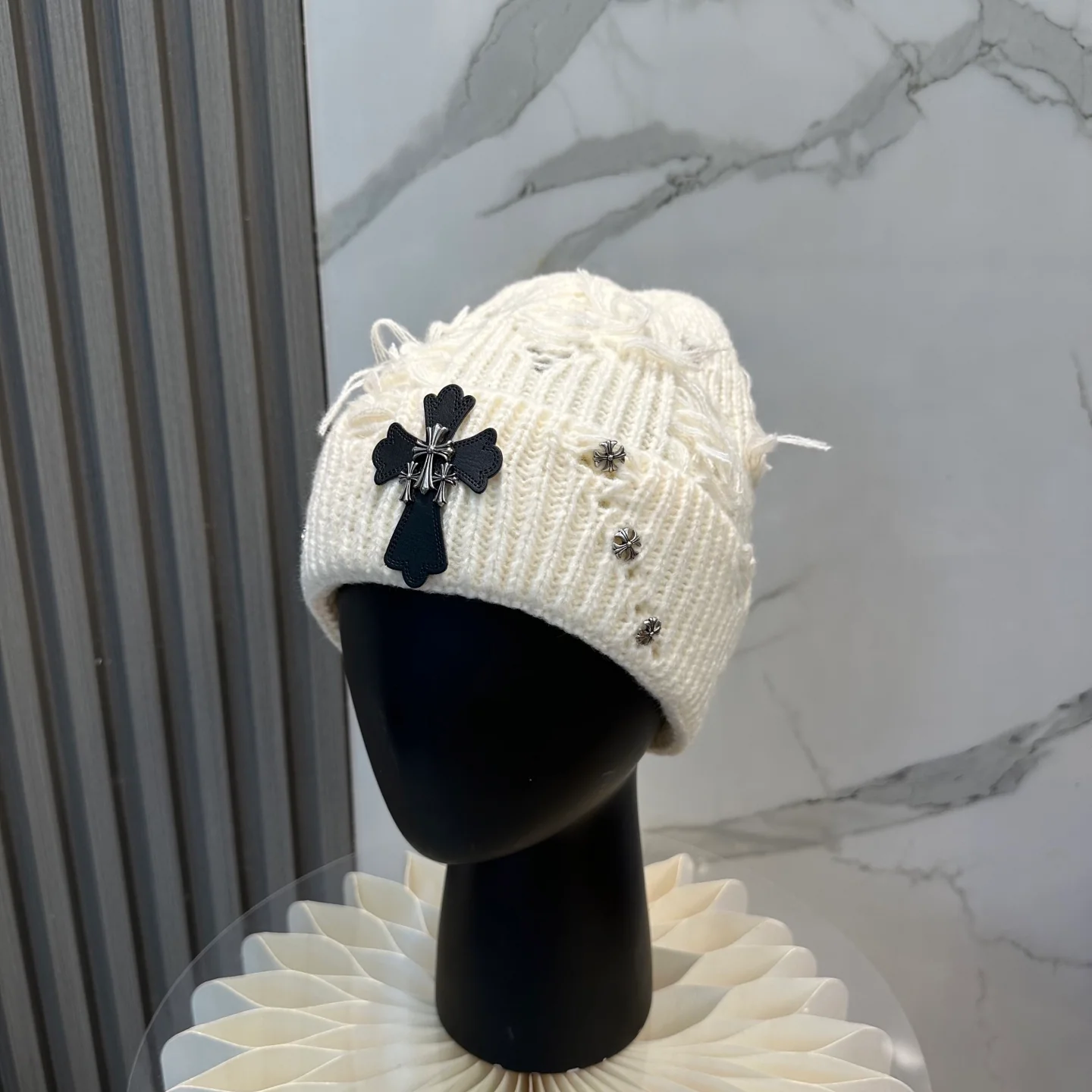 Metal Monogram Cashmere Beanie