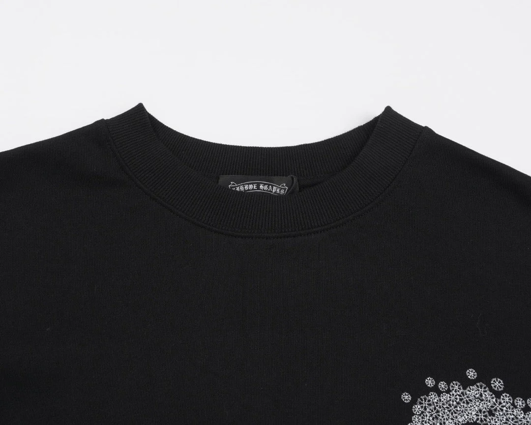 Embroidered cotton sweatshirt