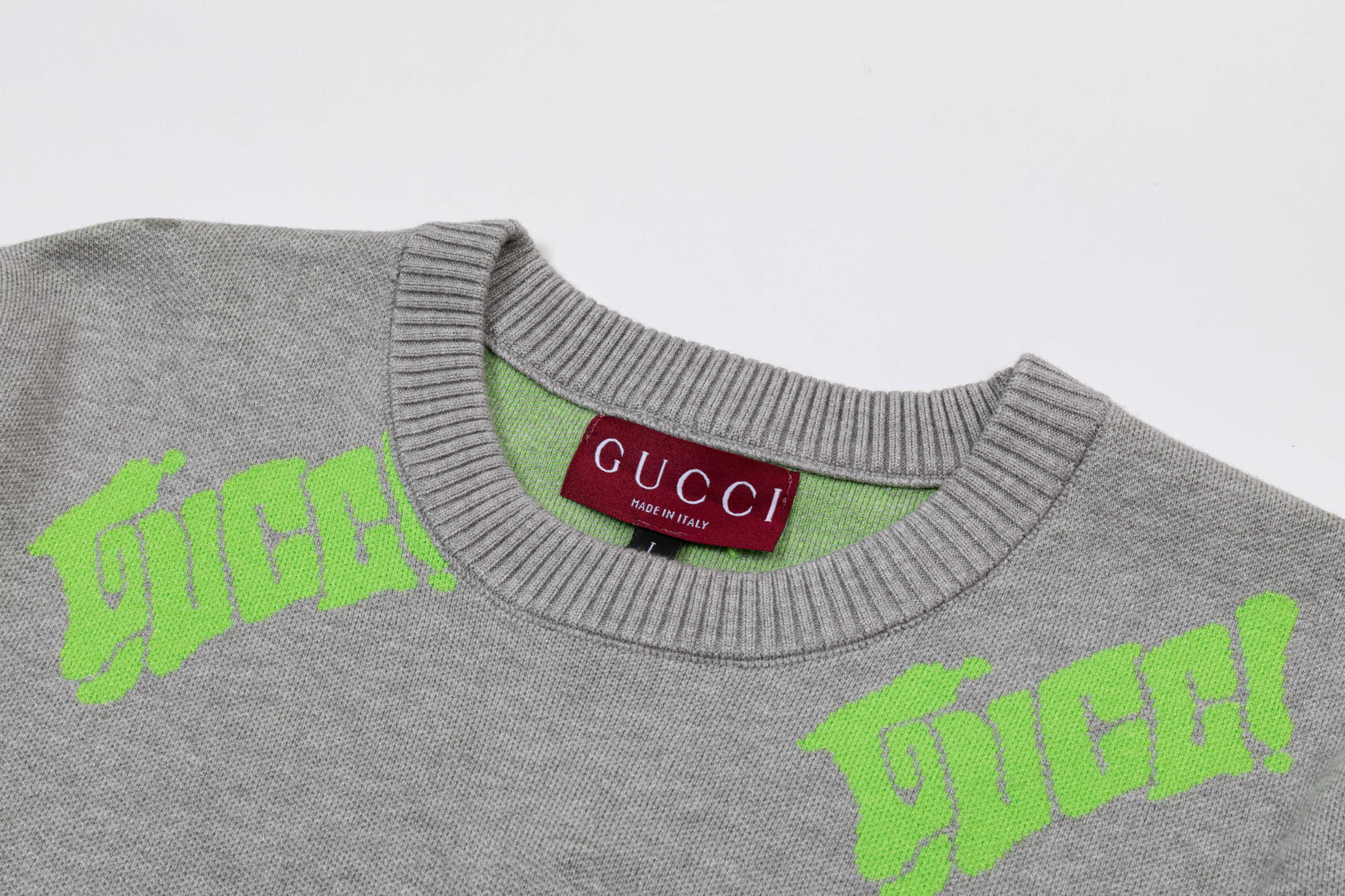 Knitted jacquard cashmere sweater