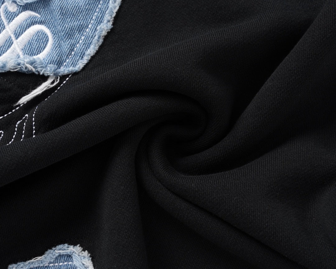 Embroidered Patch Sweatshirt