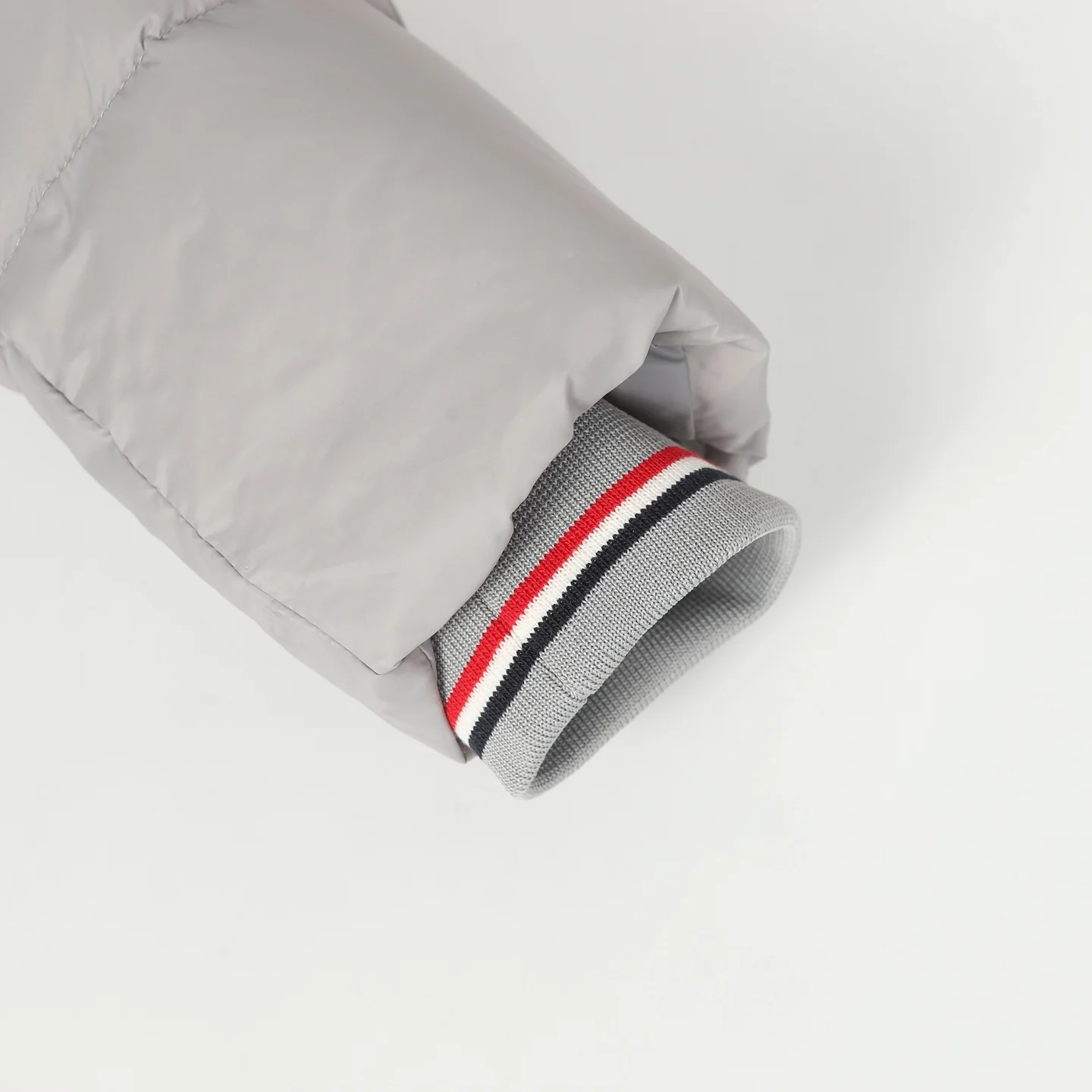 Web hooded down jacket