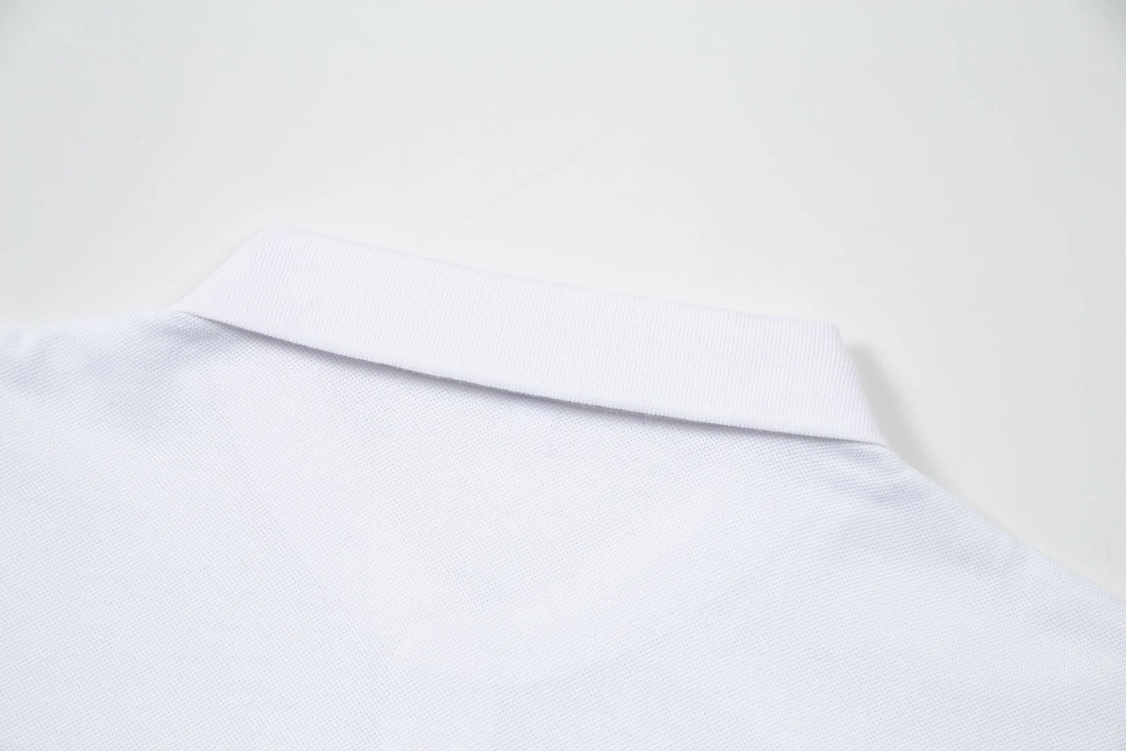 Lapel cotton T-shirt