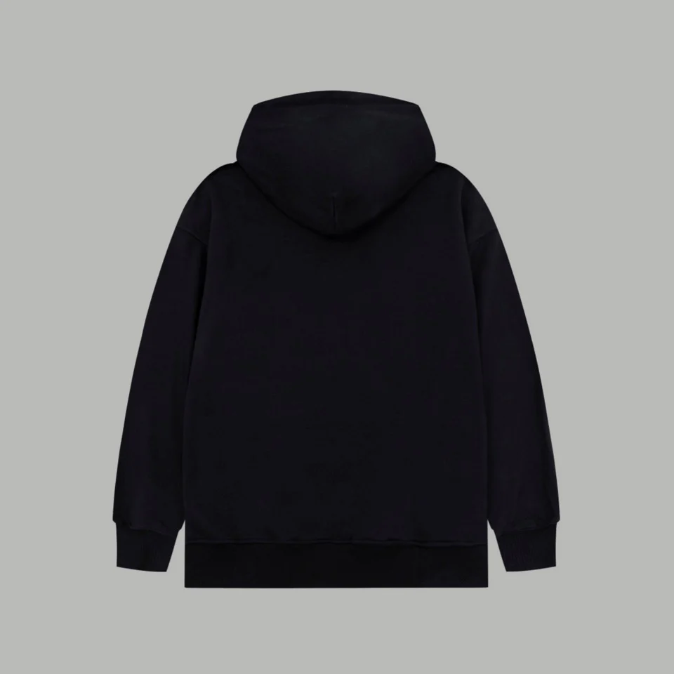 Bubble Letter Print Hooded Sweatshirt