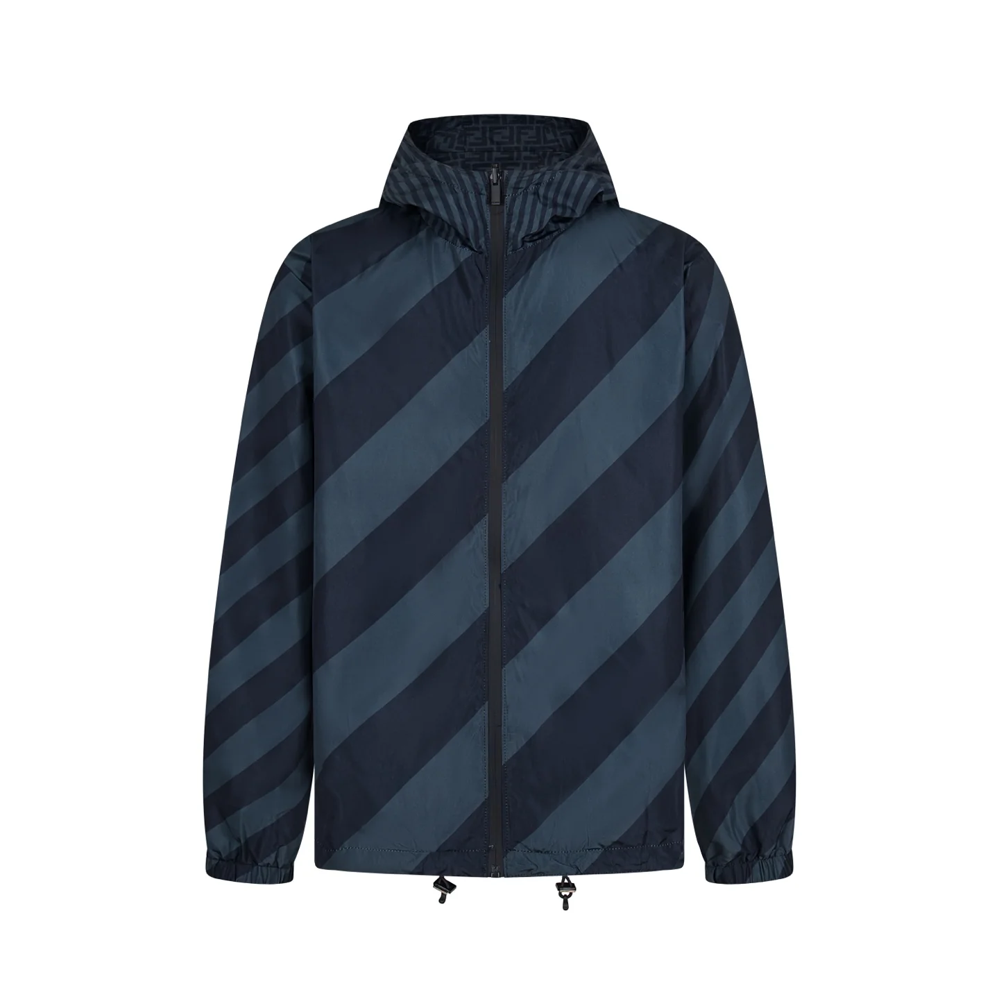 Double-faced silk jacquard jacket