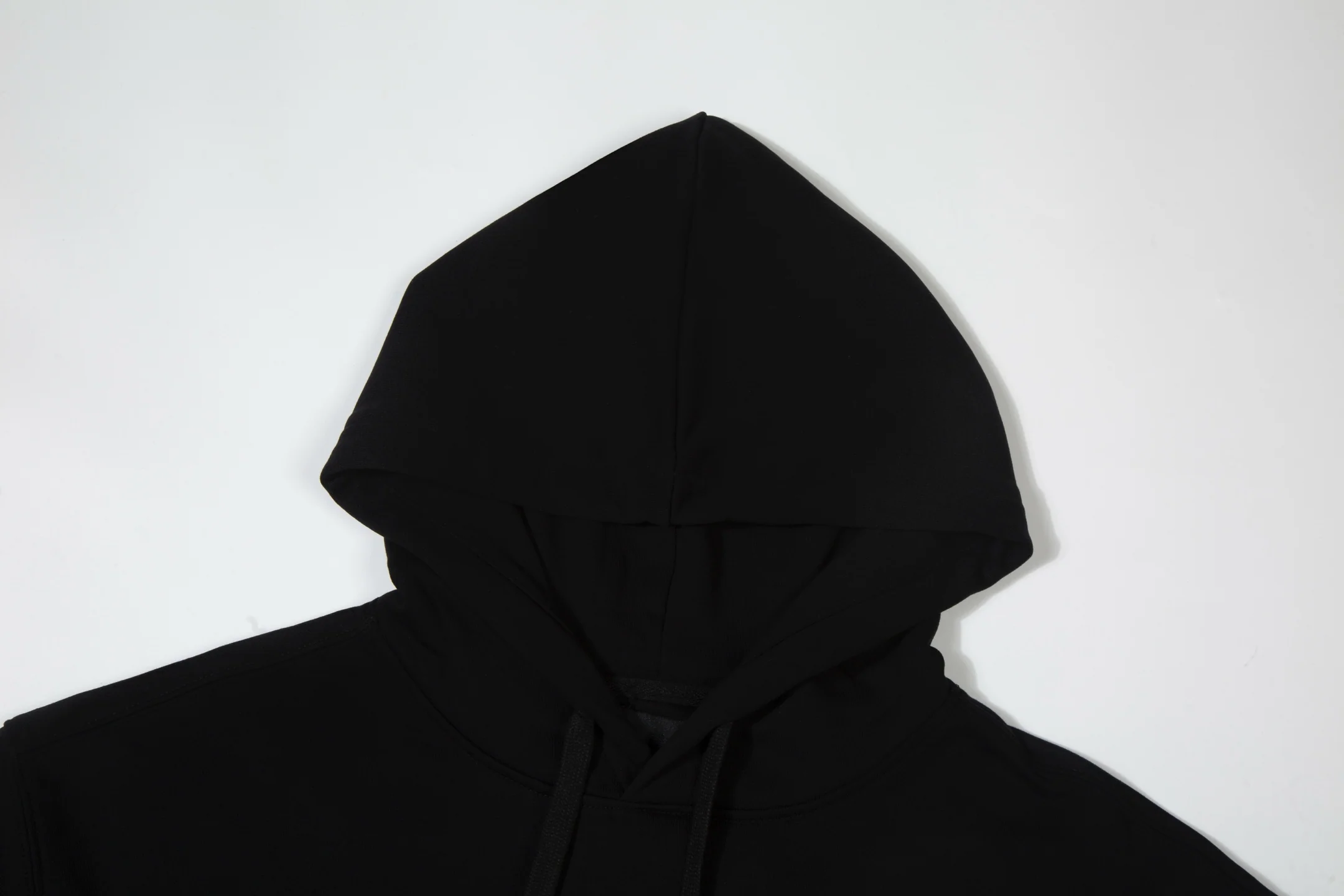 Embroidered cotton hooded sweatshirt