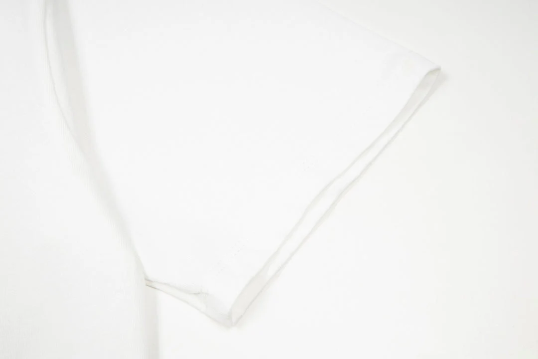 Printed lettering cotton T-shirt