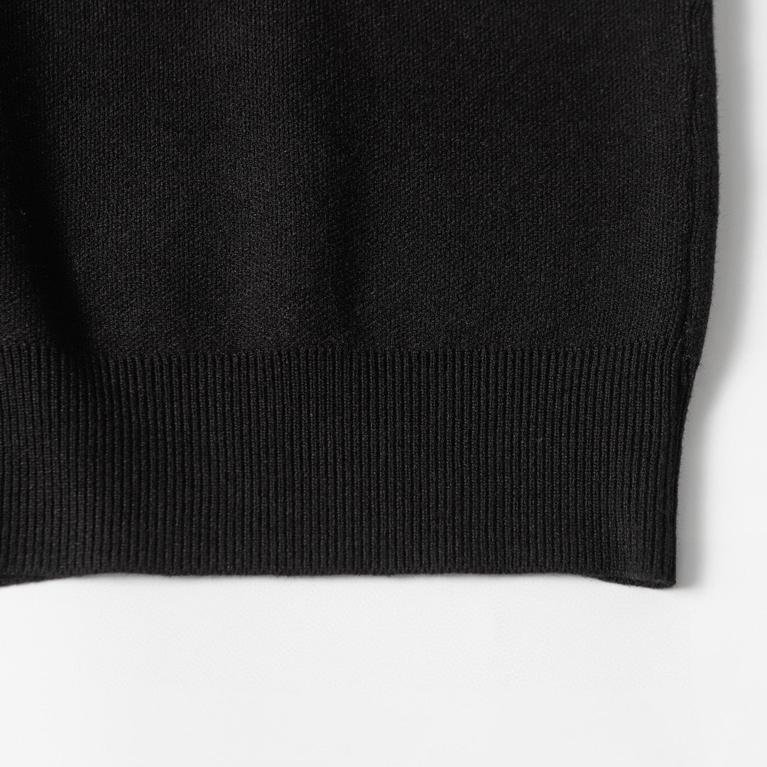 Embroidered cashmere sweatshirt