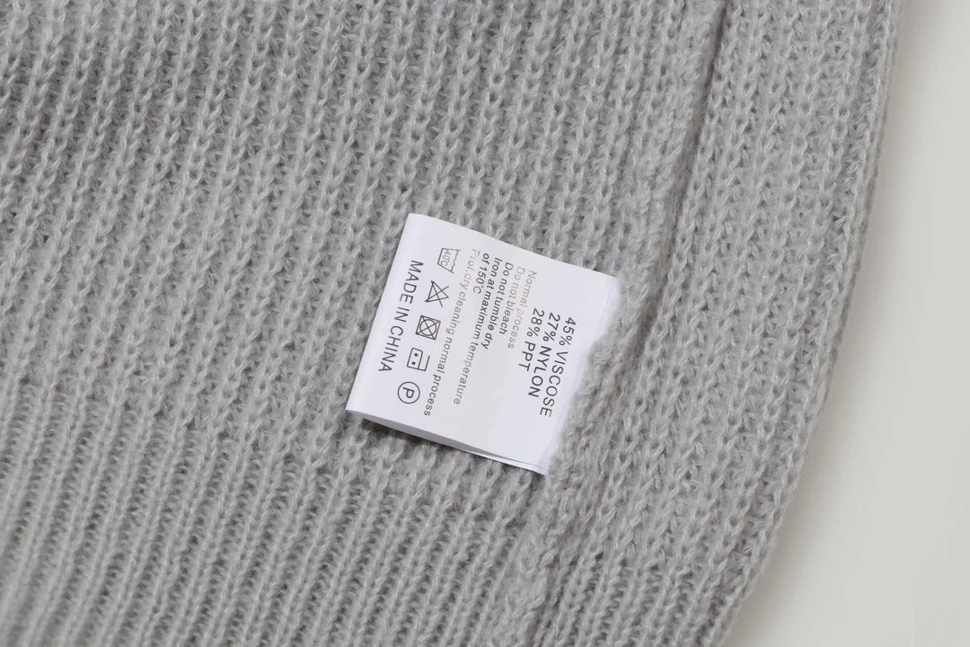 Patch cashmere sweatshirt