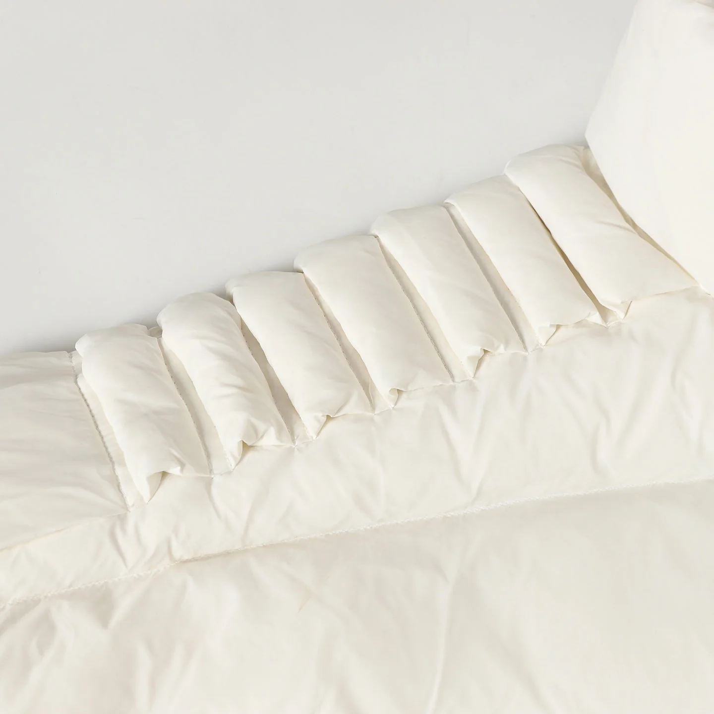 3D Quilted Zip-Up Down Jacket