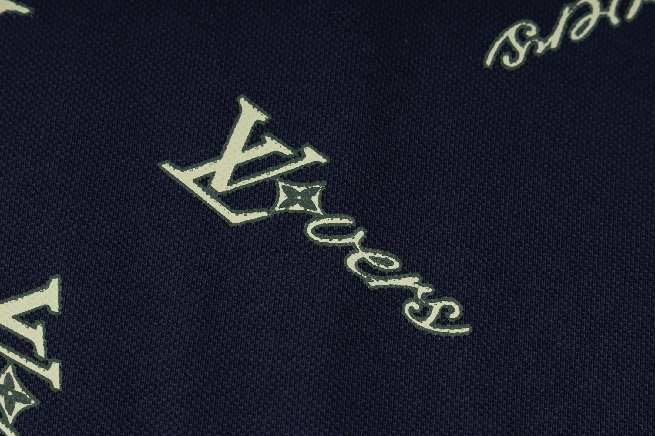 Irregular Print Polo Shirt