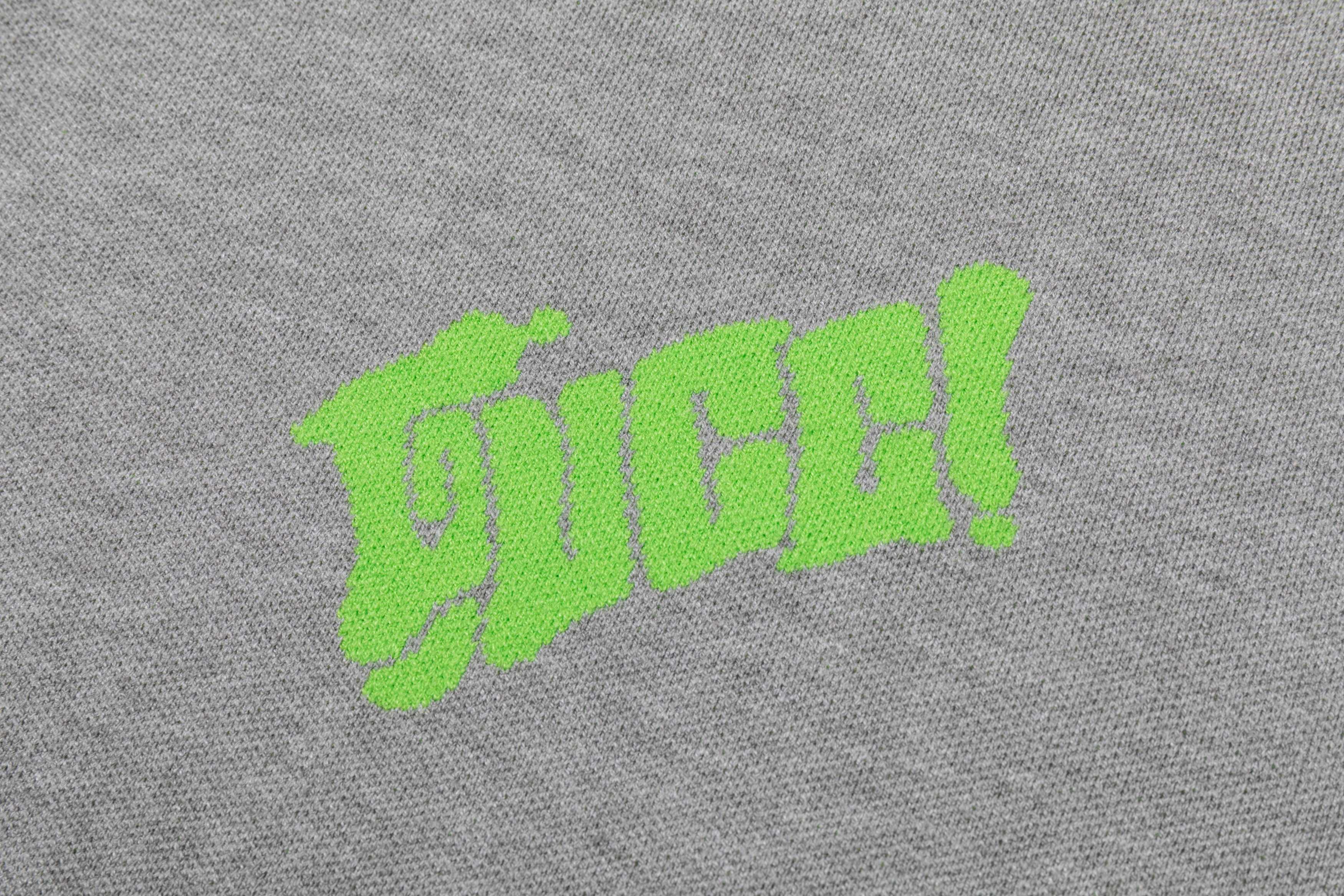 Knitted jacquard cashmere sweater