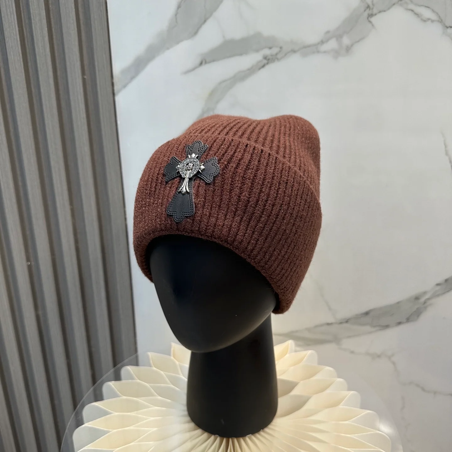 Fashionable Cashmere Knitted  Beanie