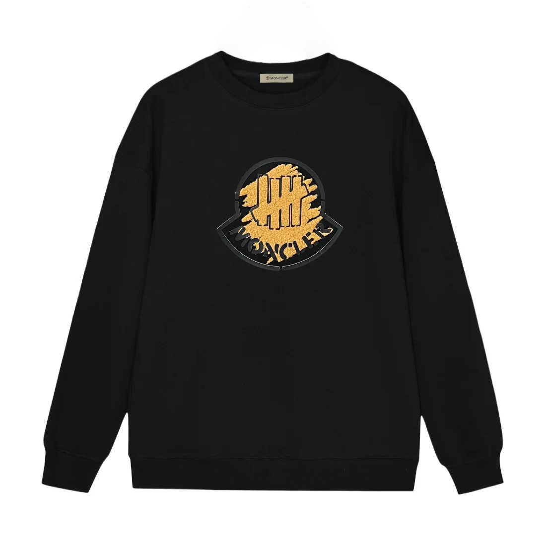 Fashionable Fleece Badge Sweatshirt