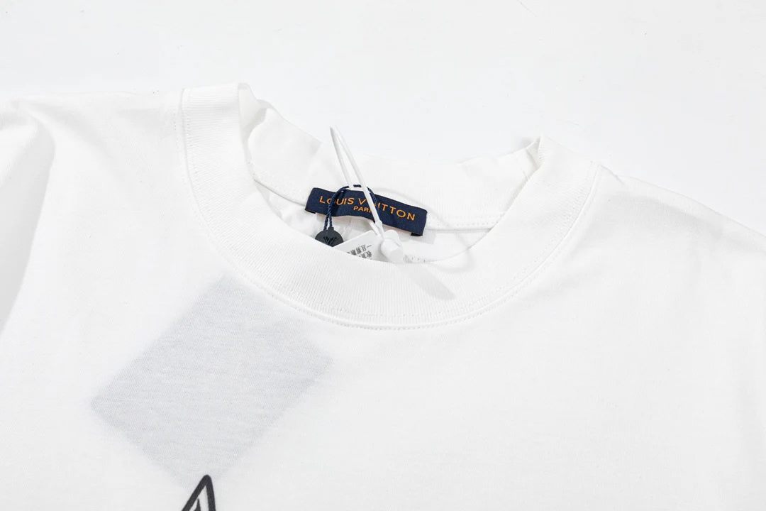 Cartoon print cotton T-shirt