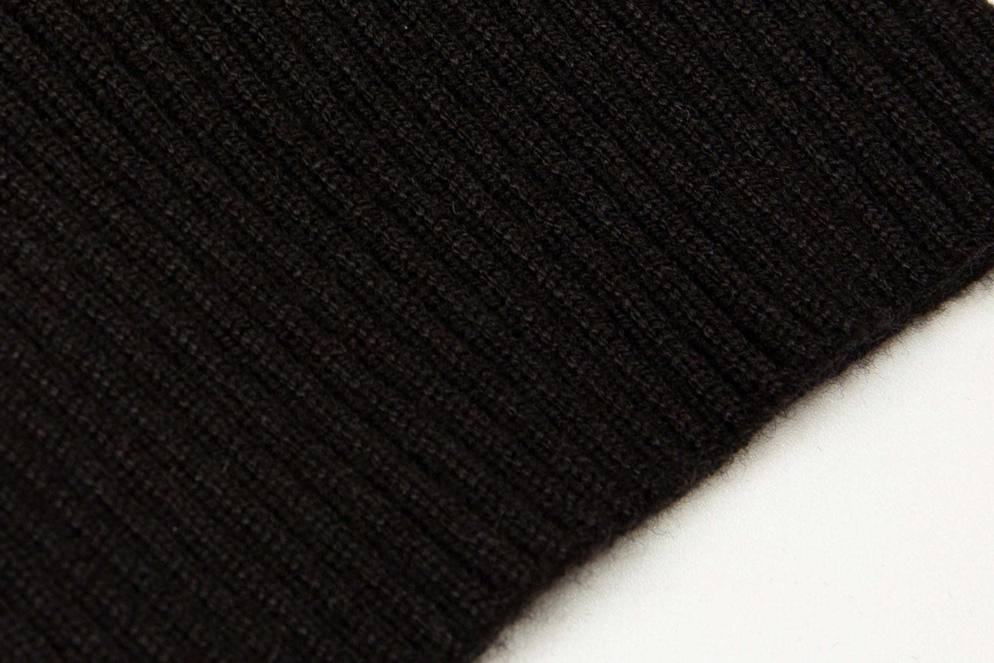 Printed turtleneck cashmere sweater