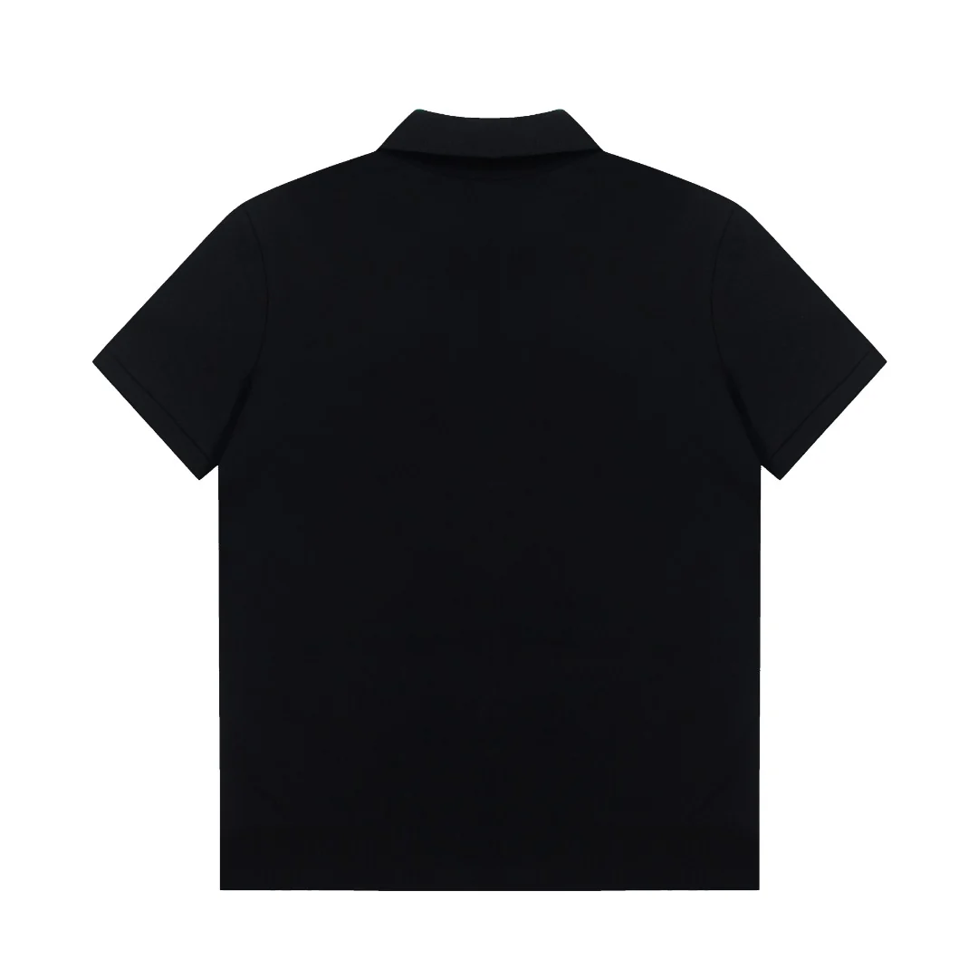 Lapel cotton T-shirt