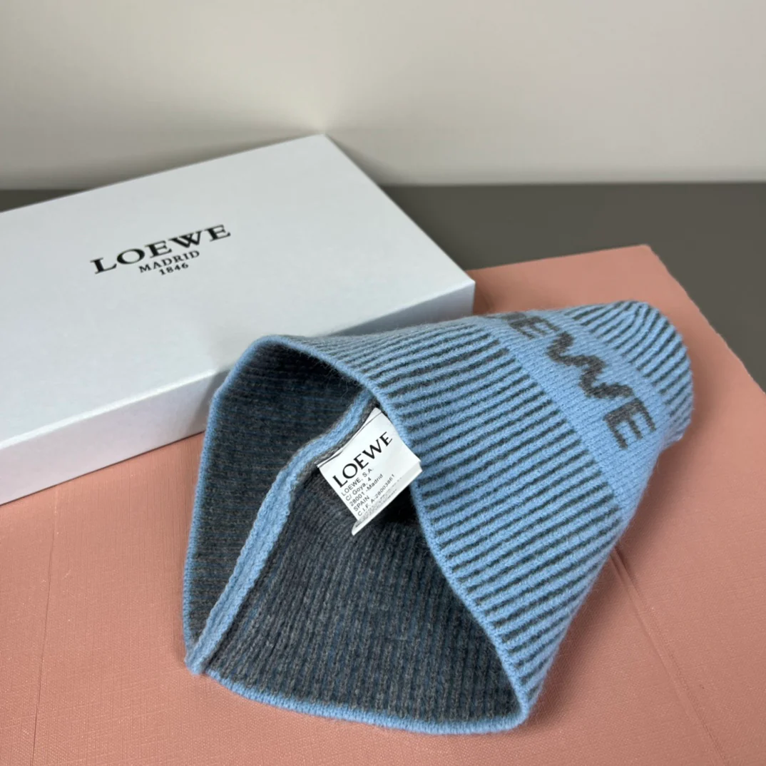 Jacquard Cashmere Knitted  Beanie