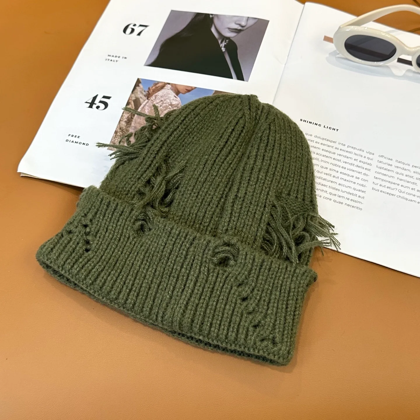 Metal Monogram Cashmere Beanie