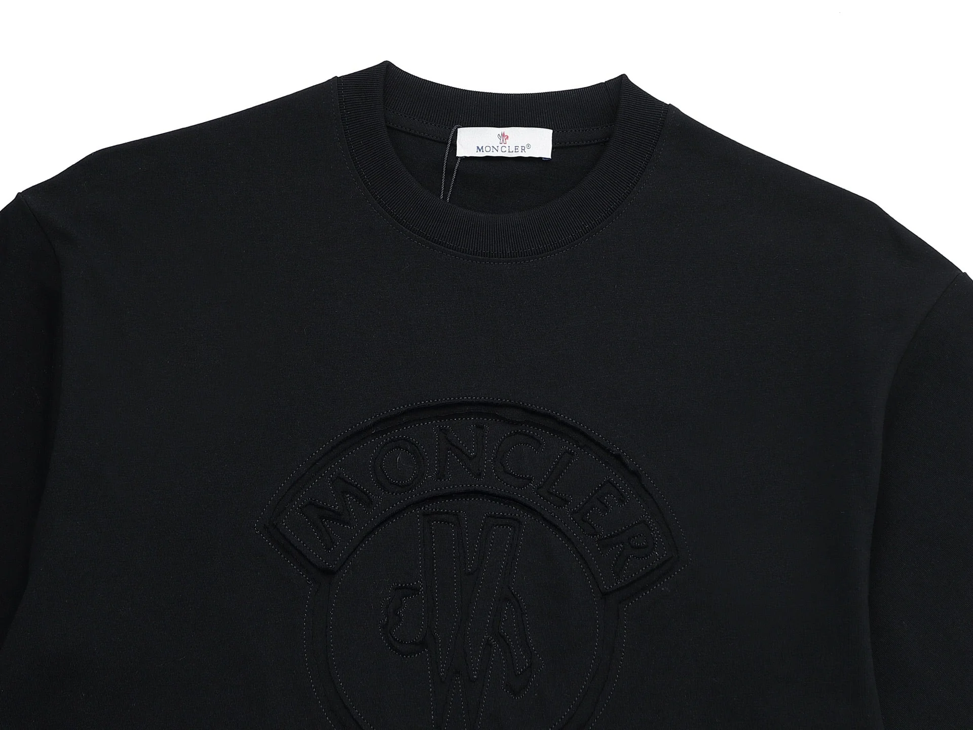 Patch Embroidered Cotton T-Shirt