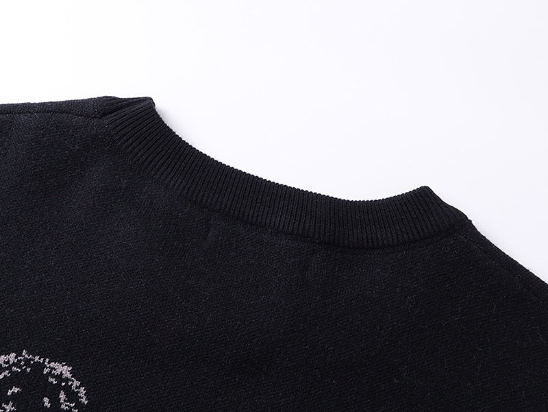 Knitted cashmere sweatshirt