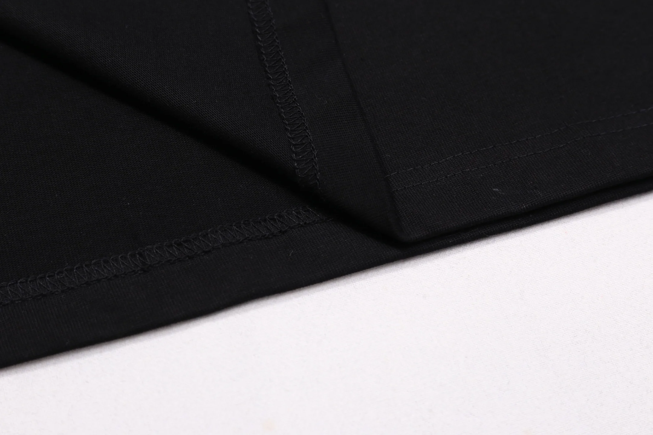 Painted printed cotton T-shirt