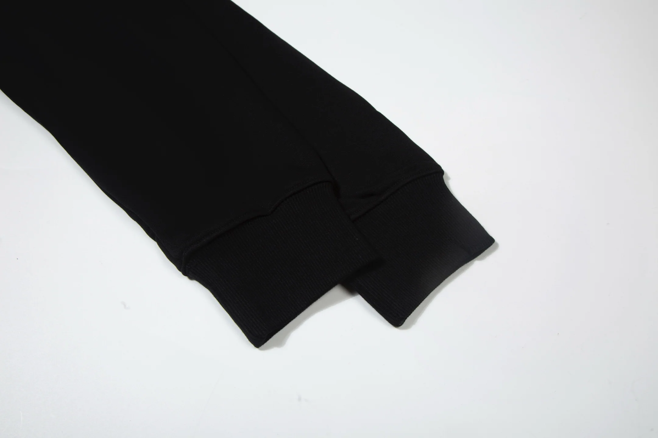 Embroidered cotton hooded sweatshirt