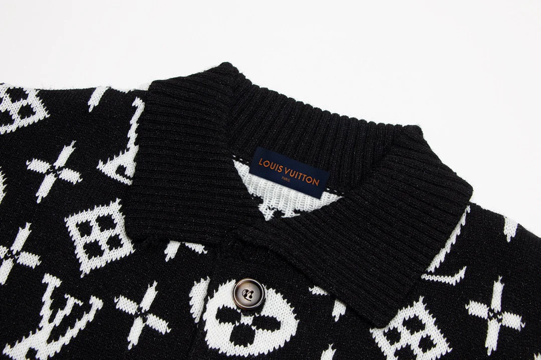 jacquard cashmere sweater cardigan