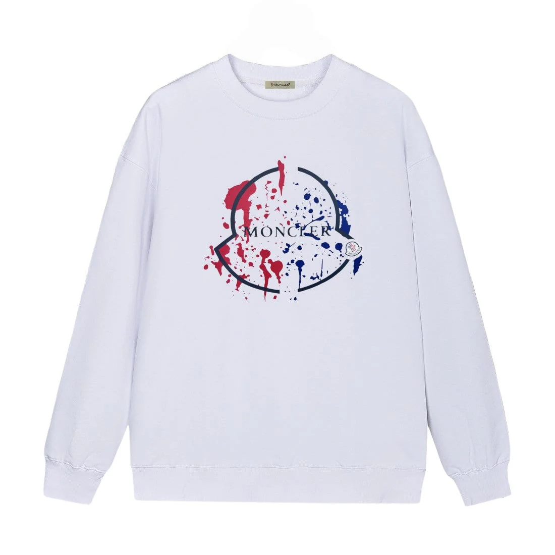 Color-block Ink Graffiti sweatshirt