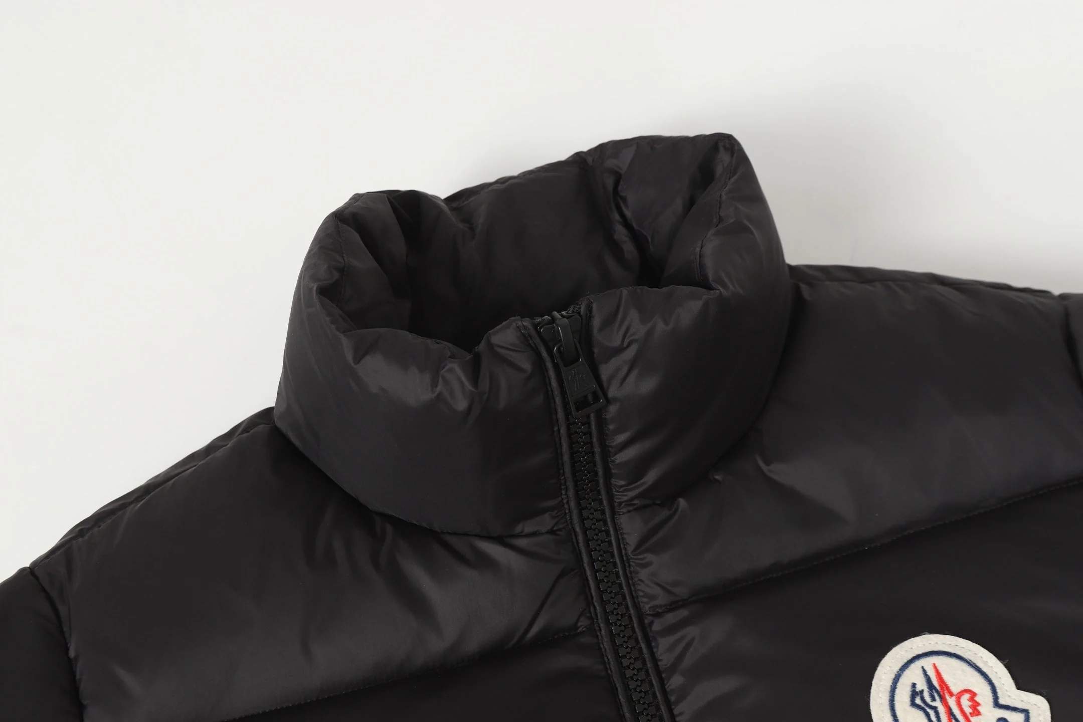 zipper stand collar down jacket