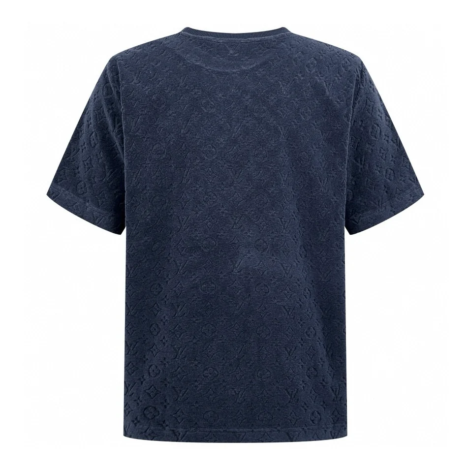 Fleece crew neck cotton T-shirt