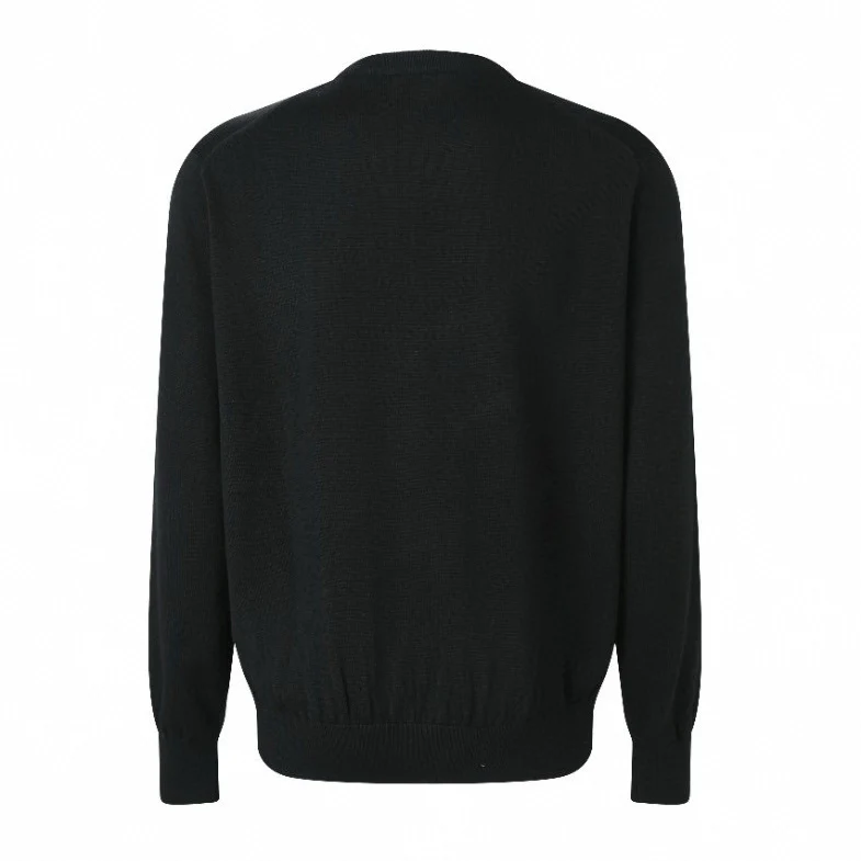 Jacquard knitted cashmere sweater