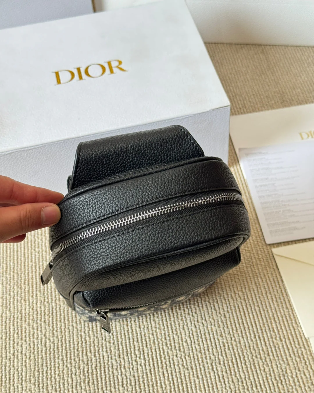 Men's Embossed Chest Bag