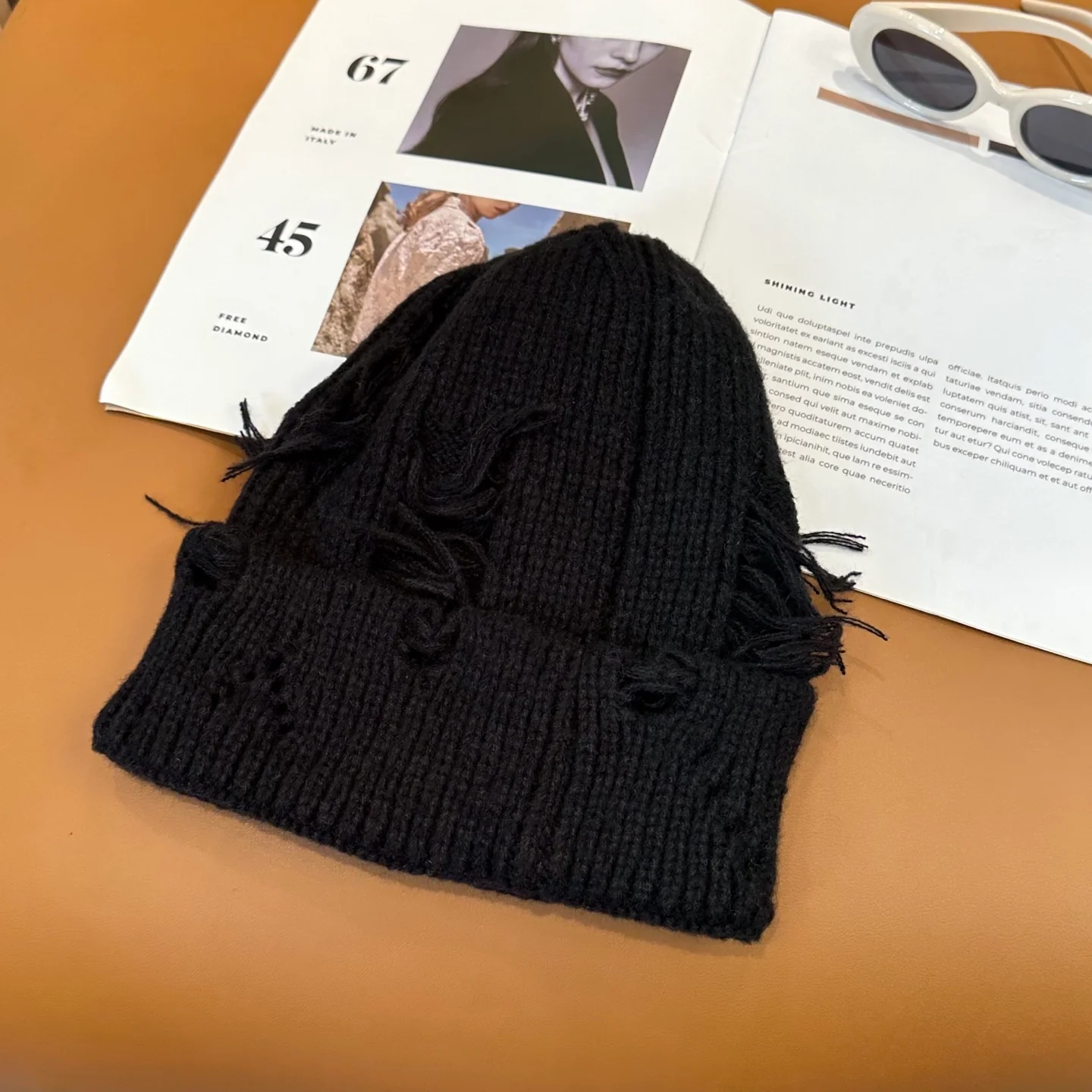Metal Monogram Cashmere Beanie