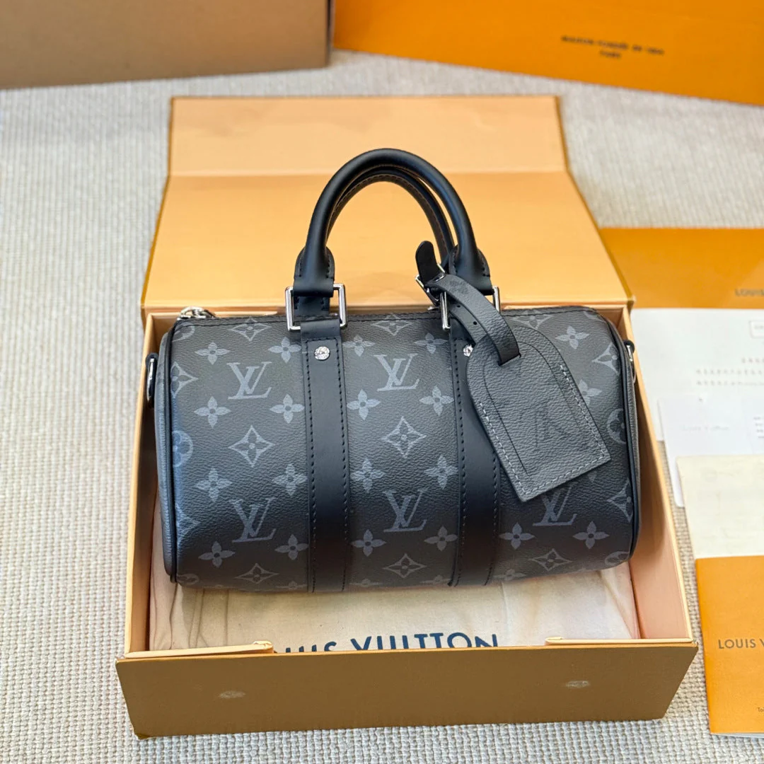 Men's Embossed Pillow Bag