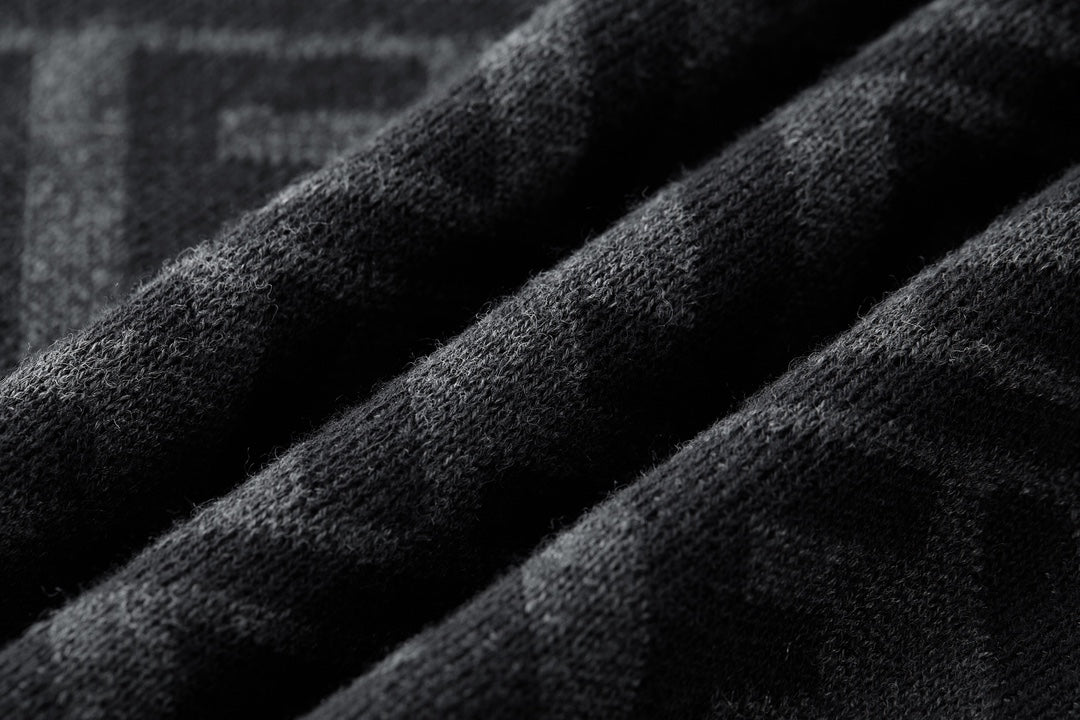 knitted embroidered sweater