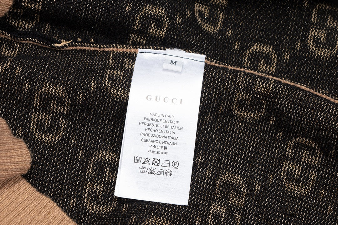 Jacquard cashmere sweater cardigan