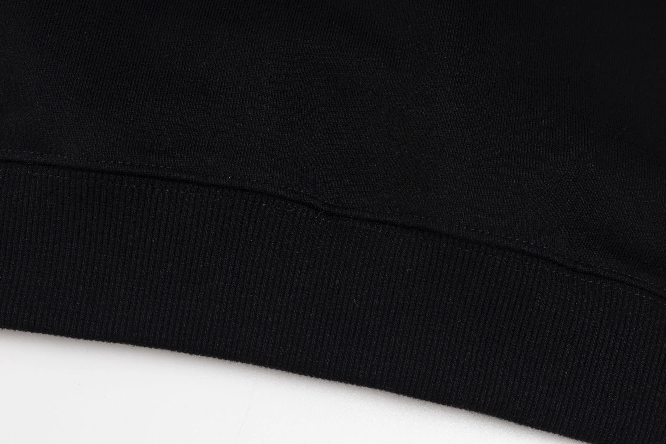 Orange embroidered cotton sweatshirt