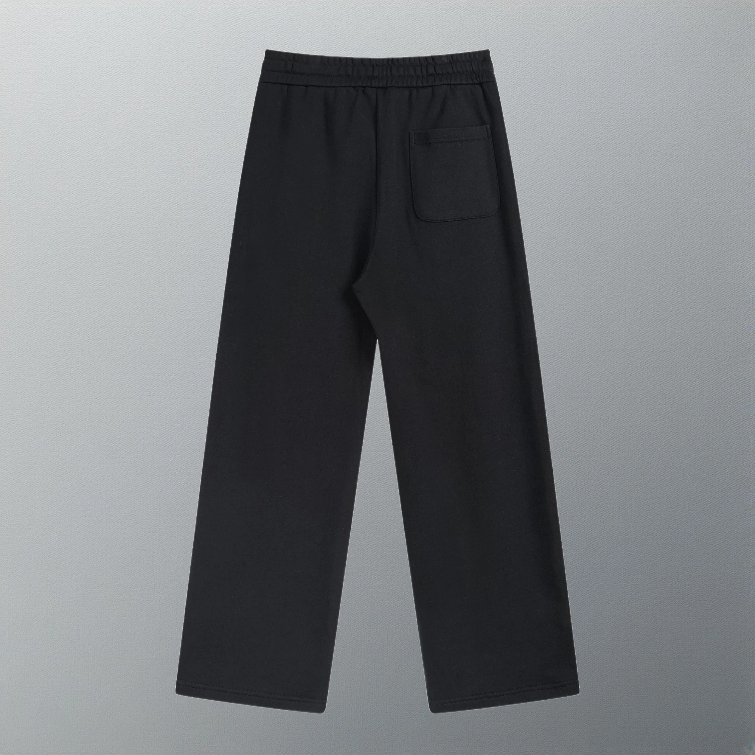 Printed drawstring casual trousers