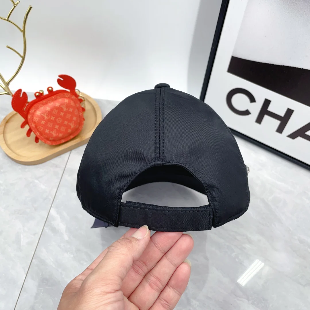 Recycled Nylon Monogram Baseball Cap