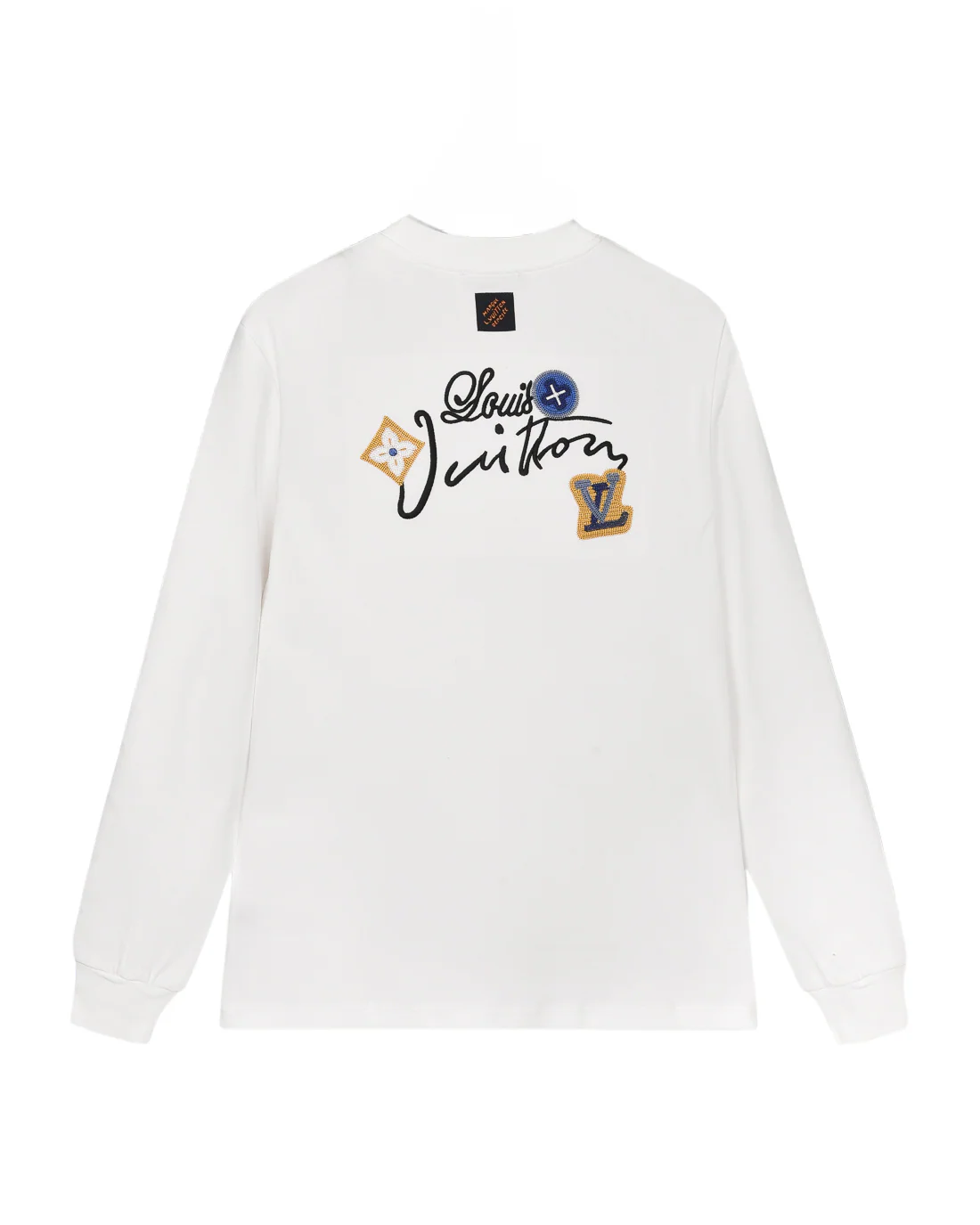 Embroidered cotton sweatshirt
