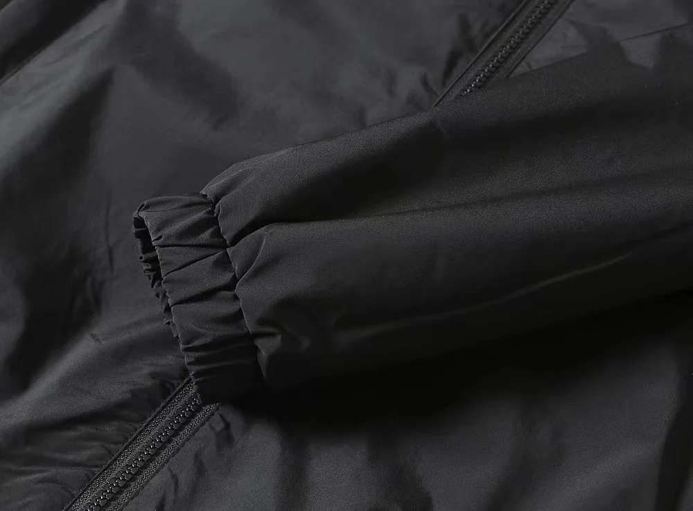 Nylon thin hooded jacket