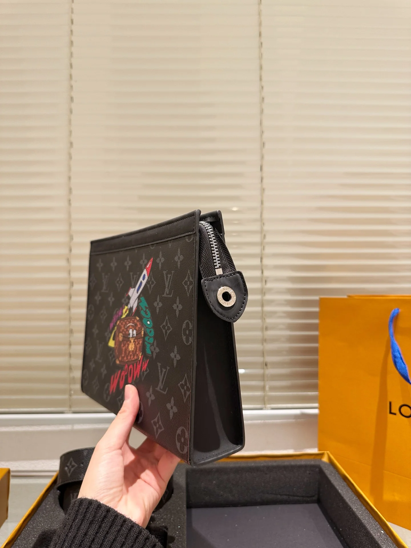 Men's Fashion Belt + Clutch Gift Box