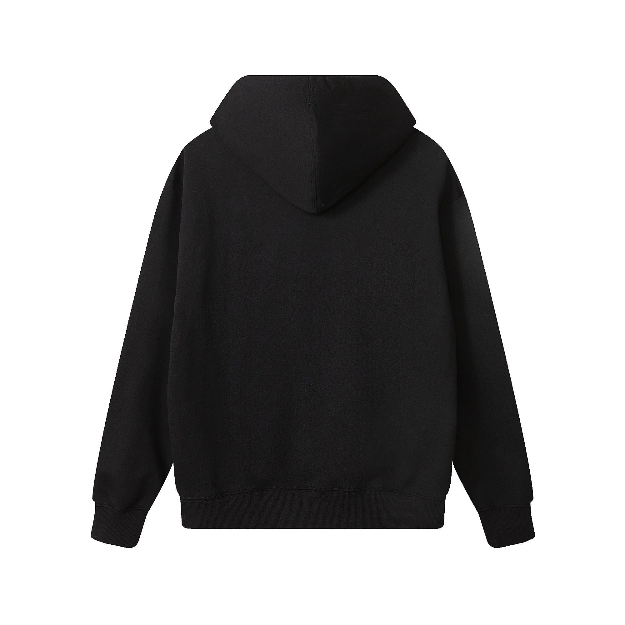 Leather-covered  cotton sweatshirt