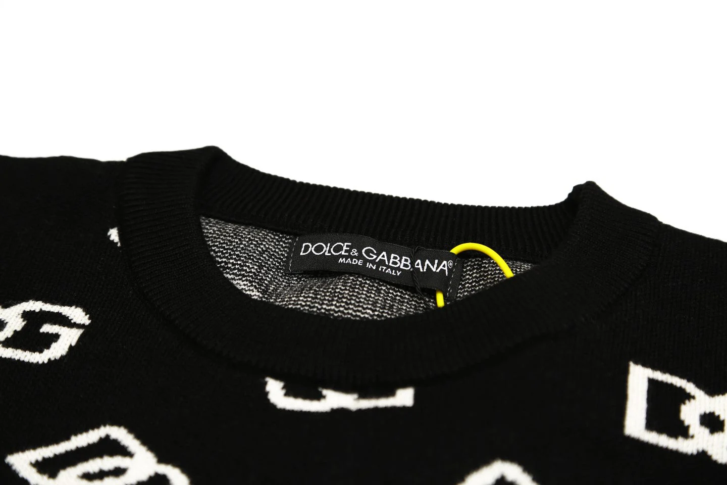 jacquard cotton sweatshirt